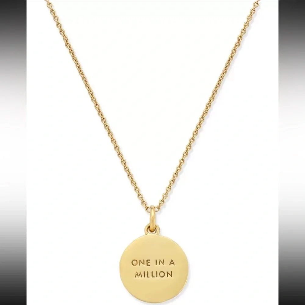 Kate Spade New York Initial Pendant Necklace H Gold